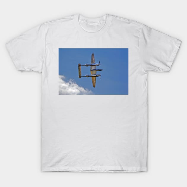 Lockheed P-38 Lightning from below T-Shirt by holgermader